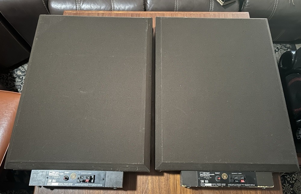Vintage Bertagni Electroacoustic Systems BES SM-100 Speakers — Tested
