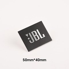 2pcs New For JBL Aluminum logo badge replacement piece 50mmx40mm