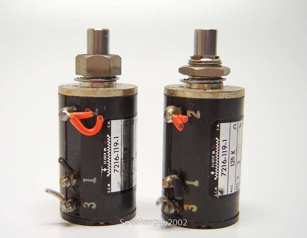 Beckman Helipot / Precision 10 Turn Potentiometer / 7216-119-1 / 125K Ohm – KTB3