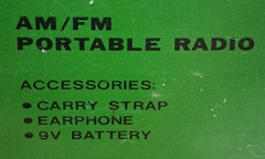 Vintage Stewart – TR-1 – AM FM Portable Radio – Tested – Complete in Retail Box