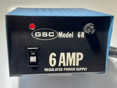 Vintage GSC Model 6R 6AMP Regulated Power Supply 13.8V DC #A