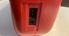 PANASONIC Vintage 8 Track Player RS-833S Stereo Red Swiss Cheese w/OG Power Cord