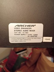 Archer Video Enhancer Stereo Audio Mixer 15-1961 music soundtrack mixing BN