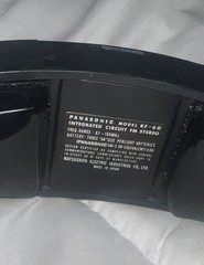 Vintage Panasonic RF-60 FM Stereo Headphones – EXCELLENT CONDITION