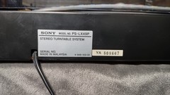 Vintage Sony PS-LX49P Turntable Record Player – Converted Power Cord – WORKING