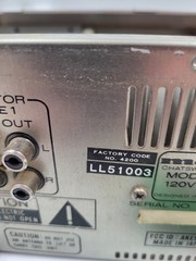 Vintage Marantz SR220 Stereo Receiver Silver Face – UNTESTED For Parts/Repair
