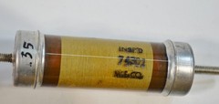 Sprague Vitamin Q Electric Capacitor .01-10,000 DC 8518222 Vintage Made in USA