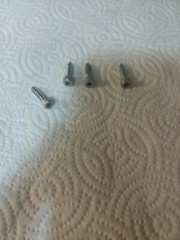 Pioneer PL-516 Stereo Turntable Parting Out Allen Screws for Cover Plate