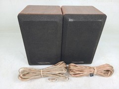 Realistic Minimus 7W Speakers 40-2039C Walnut Veneer Set (TESTED)