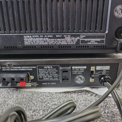 Aiwa AV-50M Beta Hi-Fi VCR Recorder Stereo Integrated Amplifier SV50M UNTESTED
