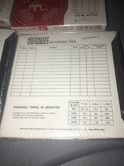 realistic recording tape 900 feet 5 Inch Reel +supertape 4pc Mix Lot