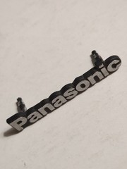1x Original PANASONIC 1-5/8″ Metal Logo with Posts Emblem Badge
