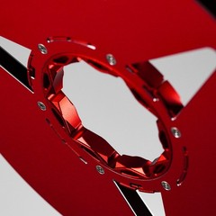 Studevox 10.5″ Polished Red Aluminium Empty Tape Reel For Reel Tape Recorders