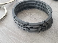 Vintage NOS 10″ diameter paper speaker gasket black