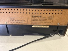Panasonic SE-2519 Stereo, Cassette Player, AM/FM Tuner Turntable TESTED *READ*