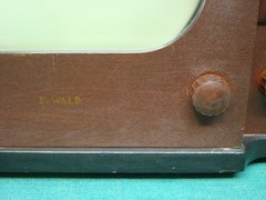 Vintage 1940s DeWald BT-100, 10″ Table Top TV, RCA 630 Clone