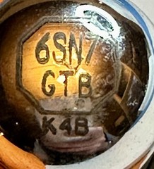 CBS Hytron 6SN7GTB Vacuum Tube Made in USA Tested 2000/2200
