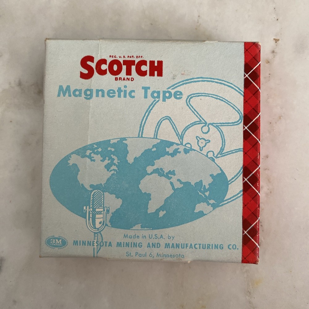 3M Scotch 200-3 1/4″ x 300 ft Professional Audio Magnetic Tape Reel NEW