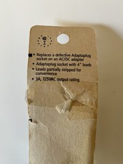 Radio Shack Replacement Adaptaplug Socket 273-1743 Tandy 🔥NEW NOS💥