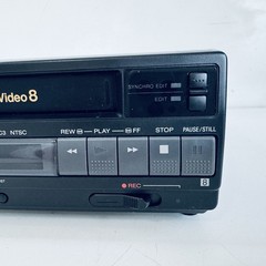 Video 8 EV SONY C3 8mm VCR For Parts Repair – Powers On FF REW Work *Read Desc*