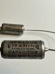 Lot of 3 Sprague Vitamin Q 196P39393S2 .039uF 300VDC Capacitors USA