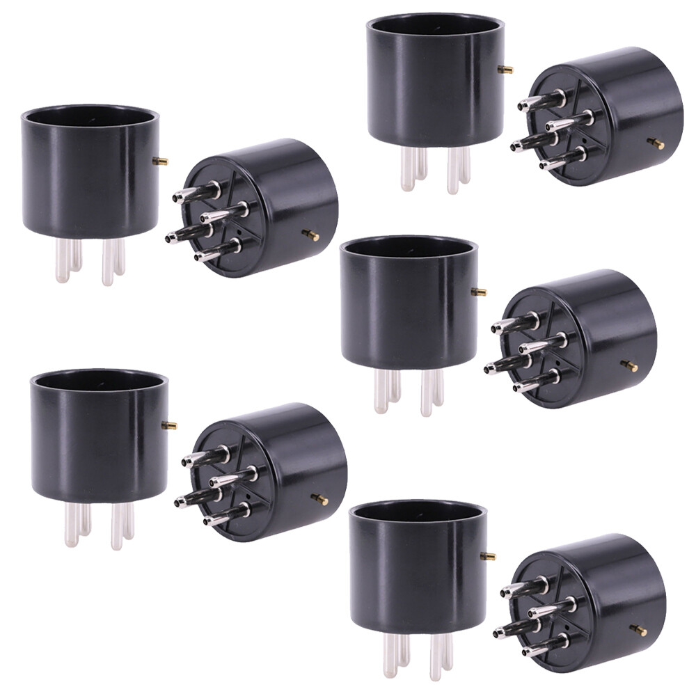 10x 4Pin Tube Socket Bakelite Tube Base For 2A3 300B 811 274A 572B Tube Amp