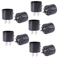 10x 4Pin Tube Socket Bakelite Tube Base For 2A3 300B 811 274A 572B Tube Amp