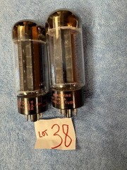 2 Philco 5U4GB 5AS4A 274B McIntosh 240 Seeburg V VL 200 R C amplifier tube # 38