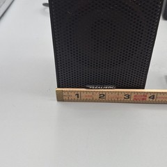 Vtg Realistic Minimus 3.5 Speakers 15W Input 8 Ohms 40-1996A Untested 3.5″ X 5″