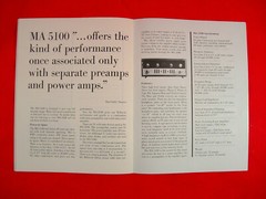 ONE ORIGINAL MCINTOSH COMPONENTS SALES BROCHURE