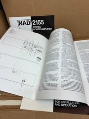 NAD Model 1155 Preamp / Preamplifier Service Manual *Original* 3 total