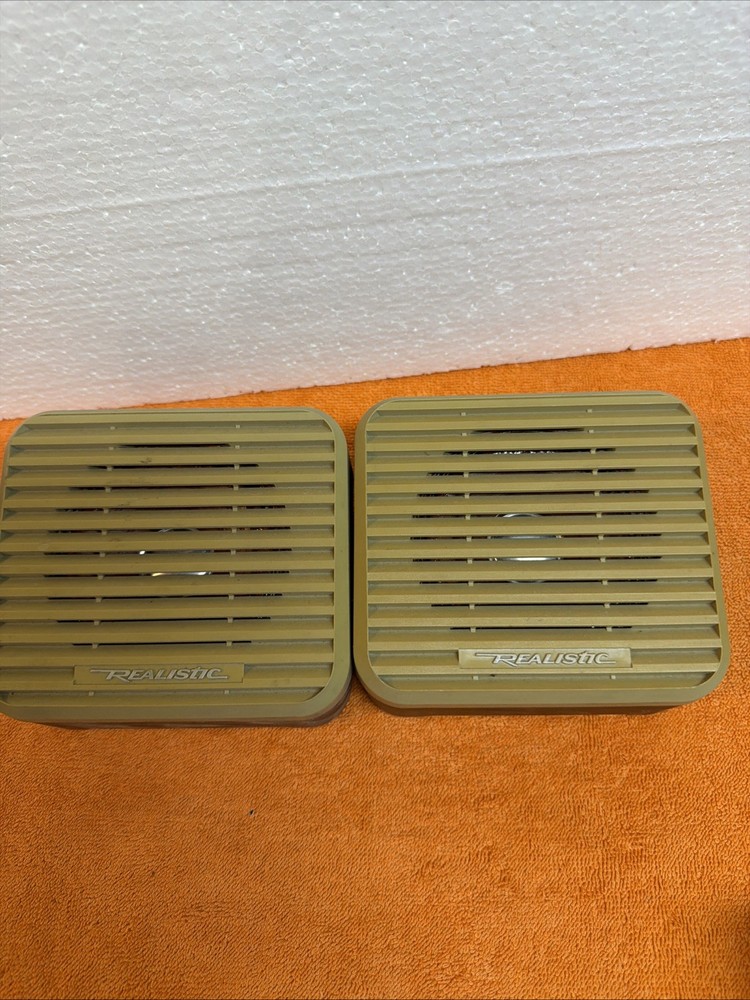 Vintage NOS Radio Shack Realistic 40-1227 INDOOR/OUTDOOR Mounted Speaker Va9