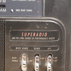 GE Superadio III 7-2887 AM/FM Long Range Portable Radio Tested Working