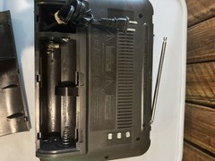 General Electric Superadio Long Range AM/FM GE Super Radio Works Handle Broke Of