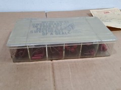 new Vintage NOS Pyramid 600 Capacitor Type III display box Ohmite Resistors USA