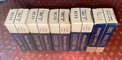 WESTERN ELECTRIC 417A’s 5 IDENTICAL N.O.S. TUBES SAME DATE CODES 1/60