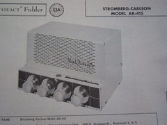 STROMBERG-CARLSON AR-415 AMPLIFIER PHOTOFACT