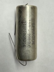 Sprague Capacitor 10 uF, 200 V, NOS Vitamin Q style