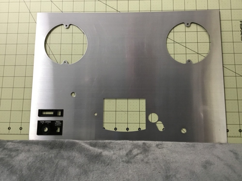 Teac 3300 3300-10 Reel to Reel Main Front SS Panel Genuine Part