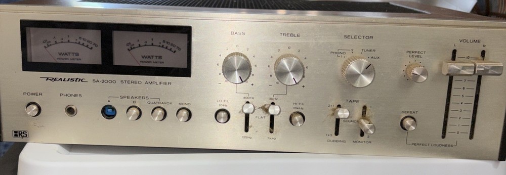 Realistic SA 2000 Stereo Amplifier