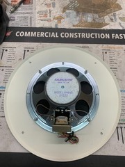 DUKANE 13″ In-Ceiling Loudspeaker White Model 6A650 710-3092-09 UNUSED