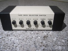 Calrad 40-643 Tape Deck Selector Switch Japan Vgc