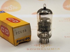 1x Philips PCC88 7DJ8 (6DJ8 equiv.) D-getter Pinched Waist -Heerlen, NL ’57 -NOS