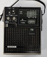 Sony ICF-5500W Vintage 3-Band Portable Radio FM AM PSB Receiver PARTS