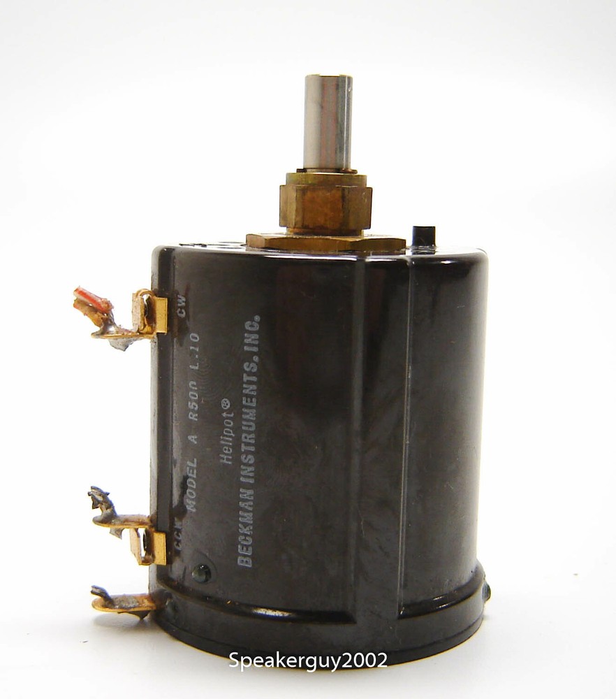 Beckman Helipot / Precision 10 Turn Potentiometer / Model A / 500 Ohm — KT1