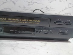 Sharp VC-H960 4-Head Hi-Fi Stereo VCR Tested Works