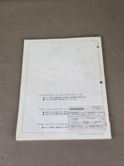 Kenwood KX-700 (A Revision) Stereo Cassette Deck Service Manual D-4286