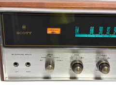 Vintage H.H. Scott Stereomaster 344-C FM Stereo Receiver WORKING Walnut Case