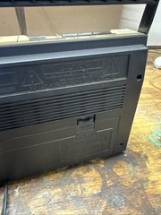 1980’s GE General Electric AM/FM Radio Cassette Recorder Model Beige Works !