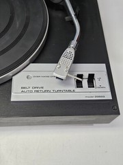 Sears Professional Series Model 28669 Belt Drive S-Type Arm Black Wood Turntable